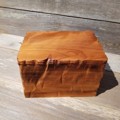 Wood Jewelry Box Redwood Handmade California Storage #458 5th Anniversary Gift Christmas Gift - Mother's Day Gift - Redwood Urn