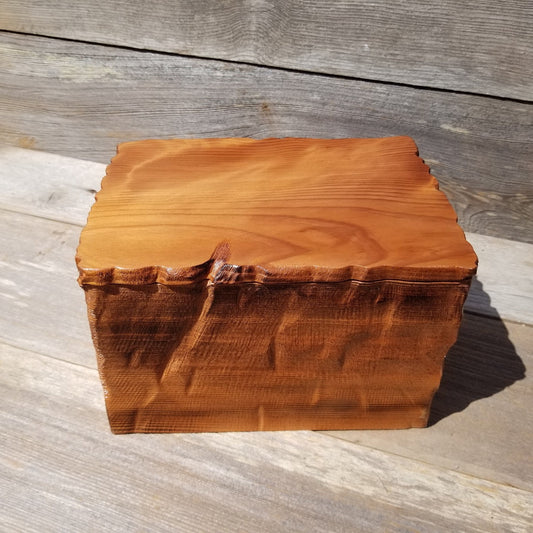 Wood Jewelry Box Redwood Handmade California Storage #458 5th Anniversary Gift Christmas Gift - Mother's Day Gift - Redwood Urn