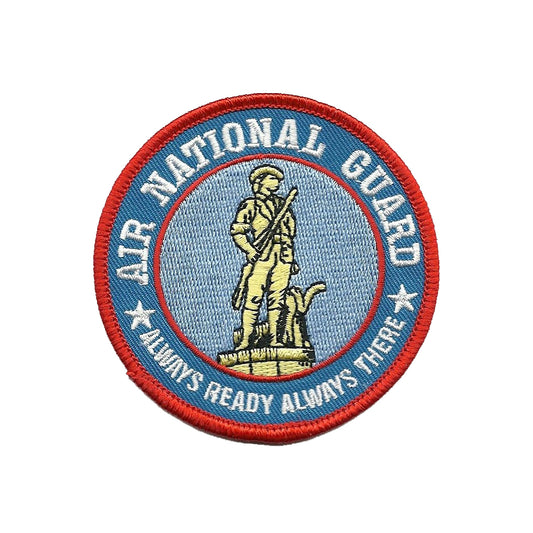 Air National Guard Patch - Always Ready Always There Iron On Souvenir Badge Emblem