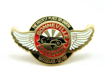 Bonneville Salt Flats Pin - Utah Souvenir Hat Pin Bonneville Speedway Lapel