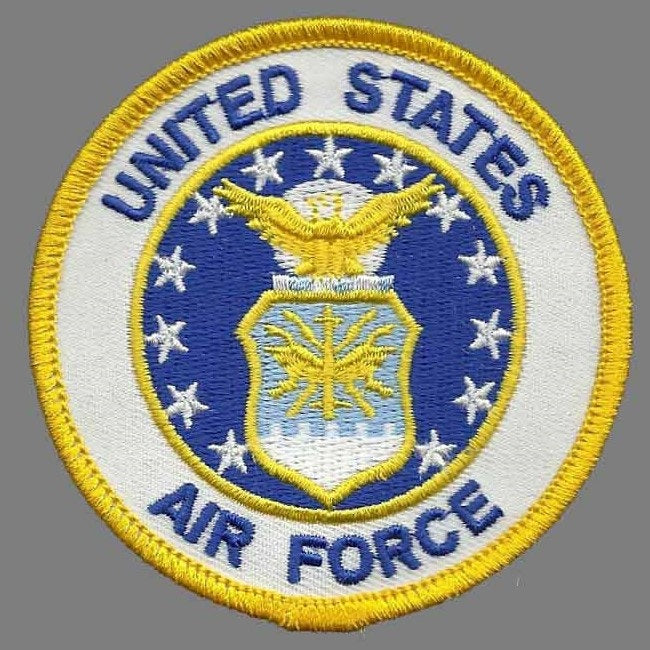 US Air Force Patch Iron On Veteran Patch US Military Patch Badge Emblem 3"