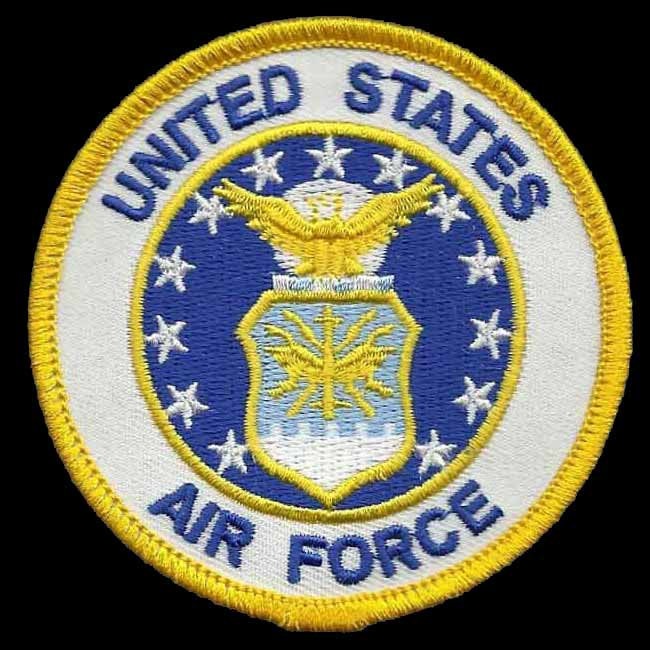 US Air Force Patch Iron On Veteran Patch US Military Patch Badge Emblem 3"