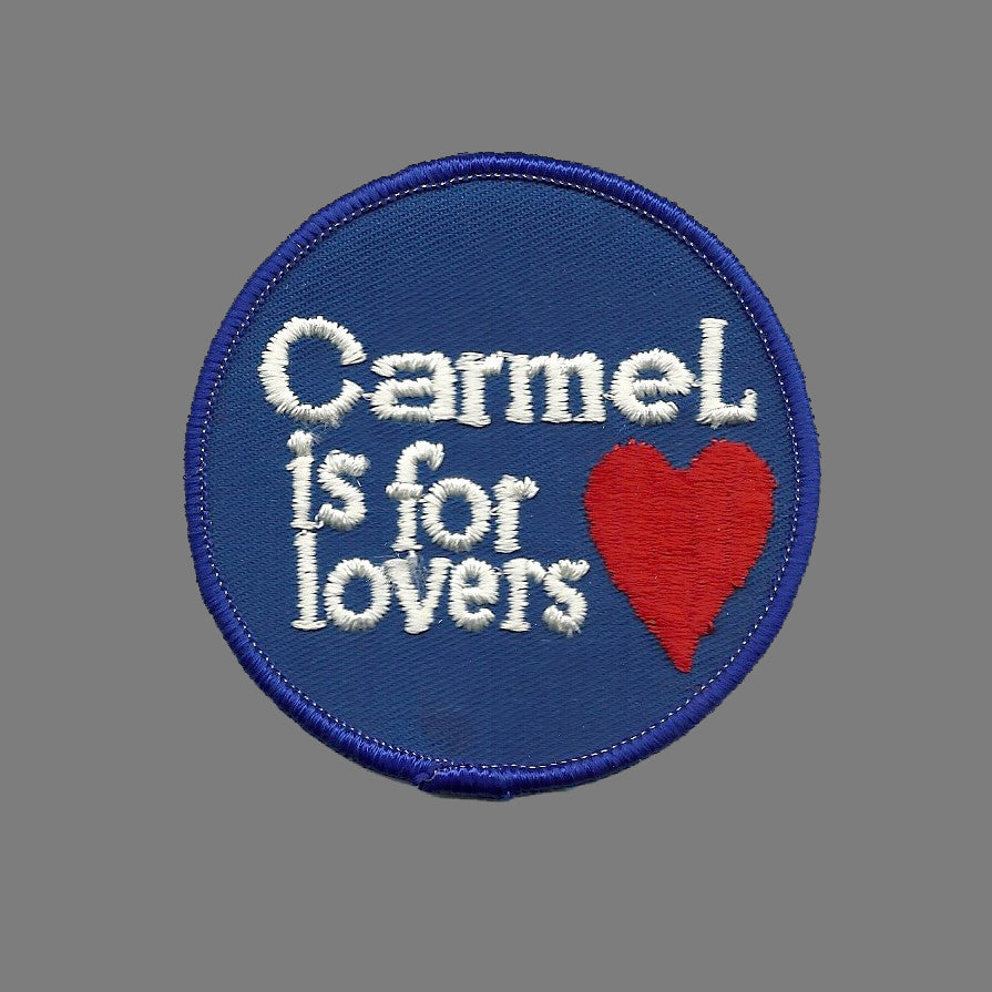 Vintage California Patch - Carmel is for Lovers - Heart - Iron on Patch - Carmel Patch Souvenir Badge Emblem