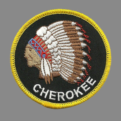 Cherokee Patch - Native American Indian - Iron on Souvenir