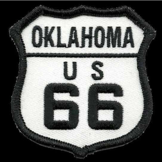 Oklahoma Patch - Route 66 Patch – Iron On US Road Sign – OK Souvenir Travel 2.5"