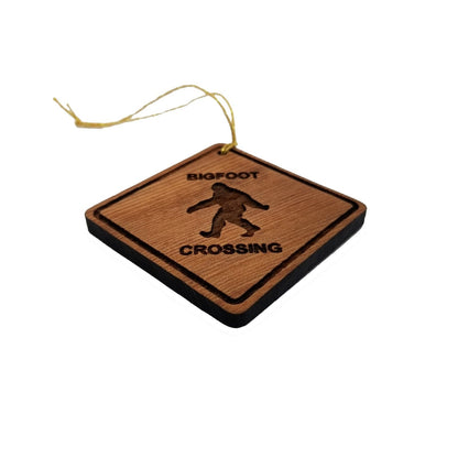 Hyena Crossing Ornament - Hyena Ornament - Wood Ornament