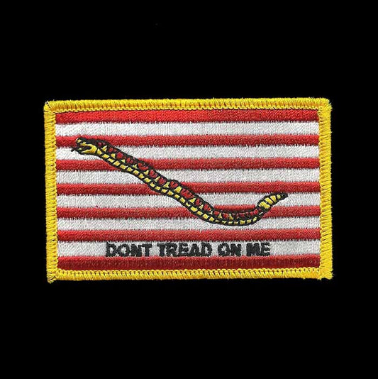 Don't Tread on Me First Navy Jack Flag Patch