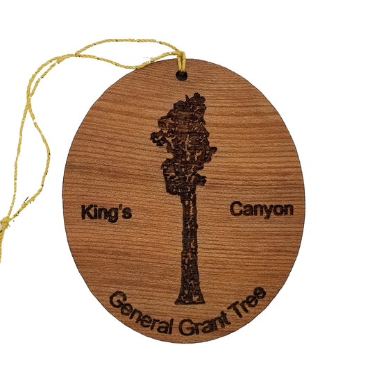 General Grant Tree King's Canyon National Park Redwood Ornament