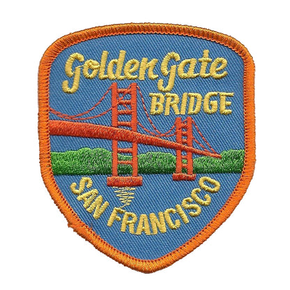Golden Gate Bridge San Francisco Patch Iron On California Souvenir - Badge Emblem Applique Accessory