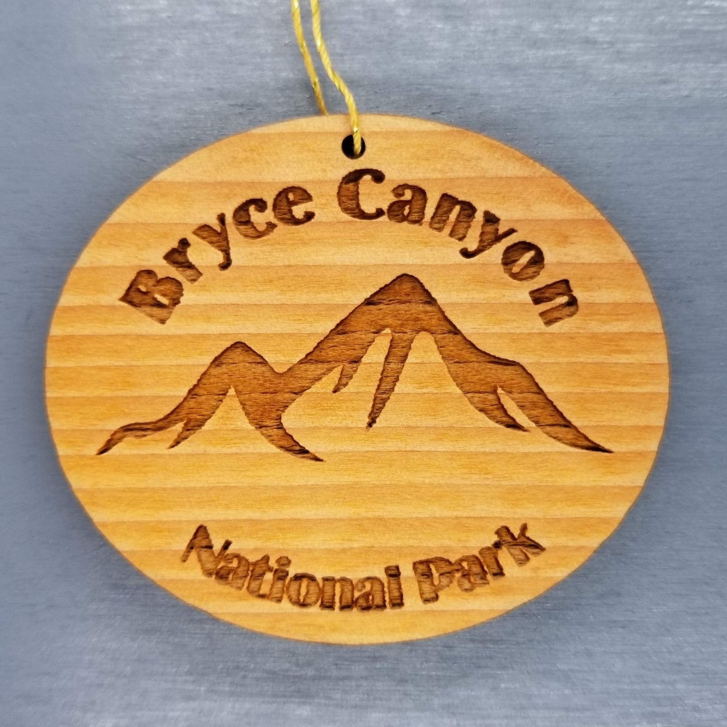 Bryce Canyon Ornament Handmade Wood Ornament Bryce Canyon National Park Souvenir Utah