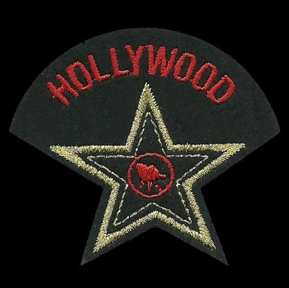 California Patch - Iron On Hollywood Stars - Movie Star Souvenir Badge Embelm