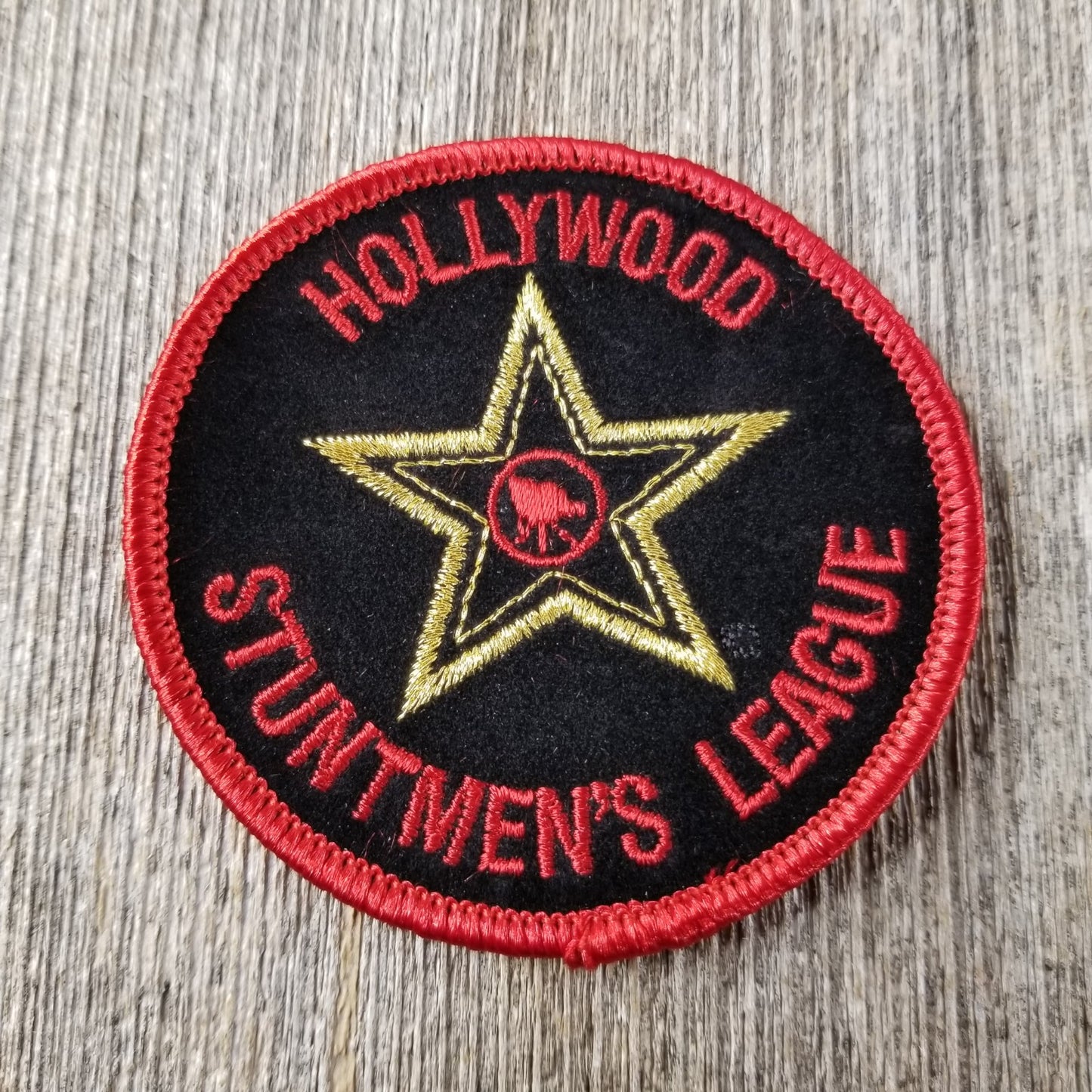 Vintage California Patch - Hollywood Stars - Stuntmen League California Souvenir Iron On