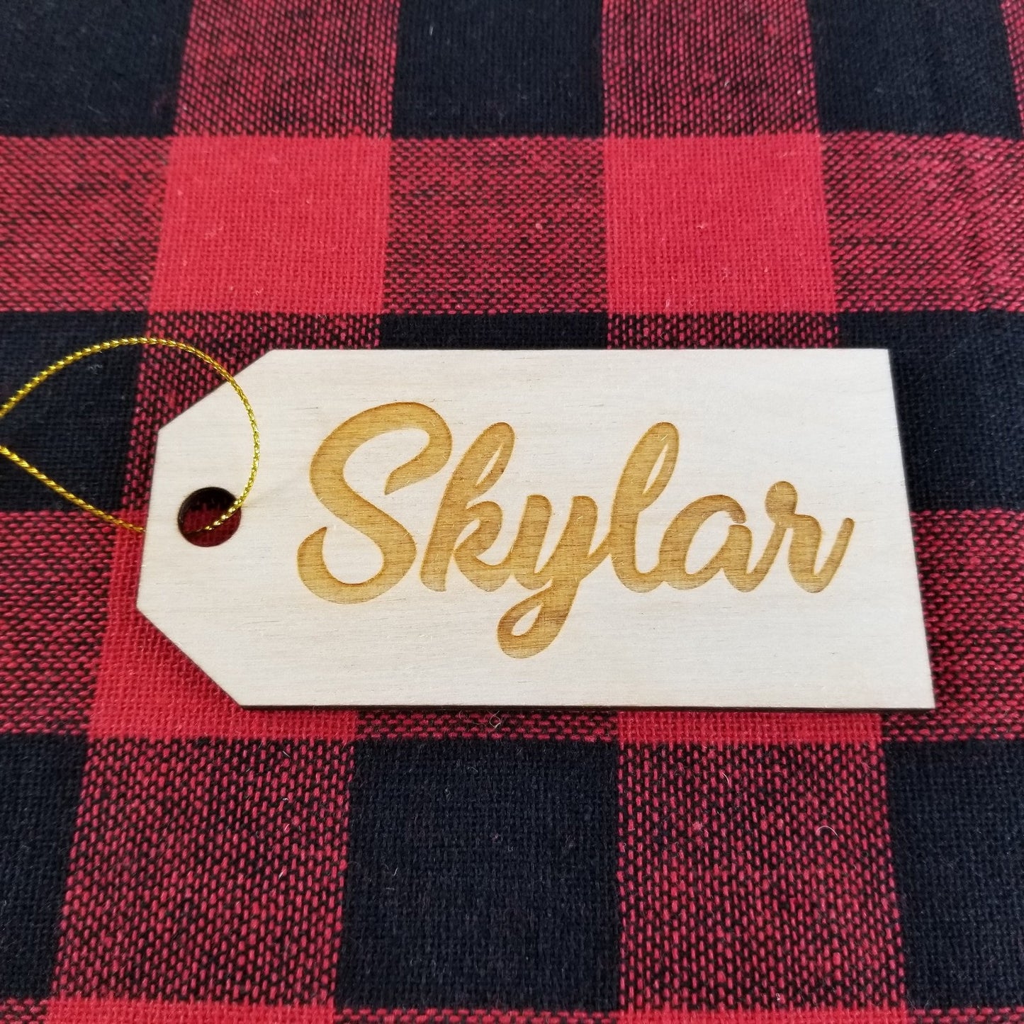 Personalized Christmas Stocking Name Tags - Wood Name Tags - Personalized Gift Tags - Christmas Rustic Country Farmhouse - Ornament