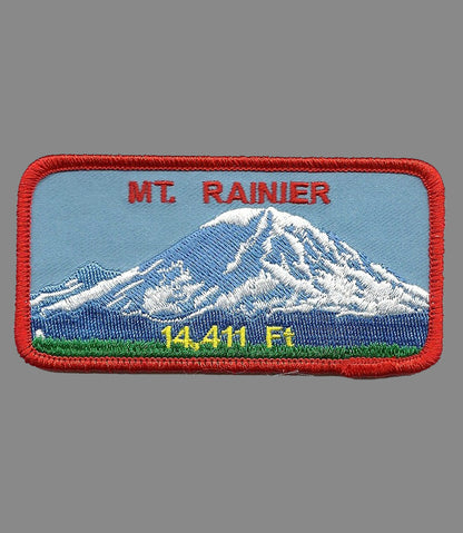 Washington Patch - Mt Rainier Iron On Patch Souvenir Badge Emblem