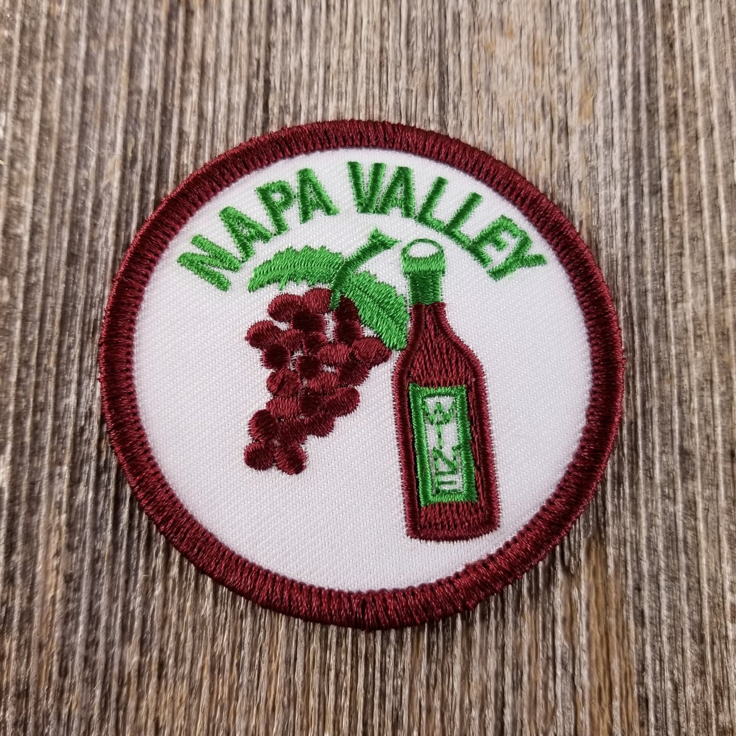 Napa Valley Iron On Patch - California Wine Souvenir Badge Emblem