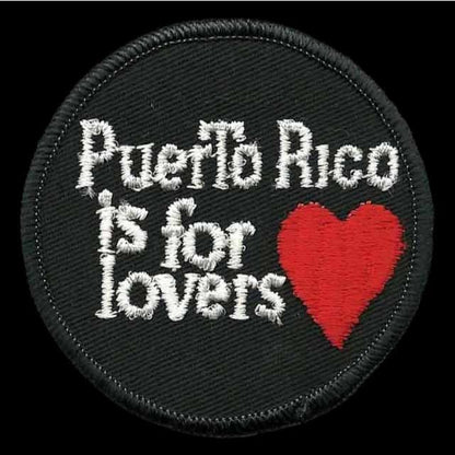 Puerto Rico Patch – Puerto Rico is for Lovers – Heart – Travel Patch Iron On PR