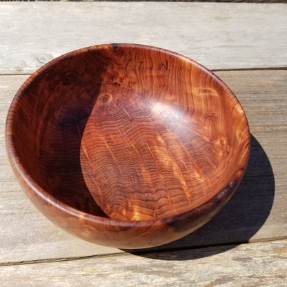 Redwood Burl Bowl Hand Turned 5 Inch Handmade Salad USA Made California #244