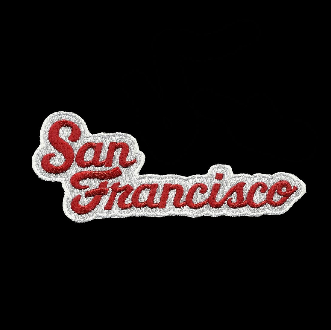 San Francisco Patch - Script Cursive Font - California Souvenir Badge Emblem Applique