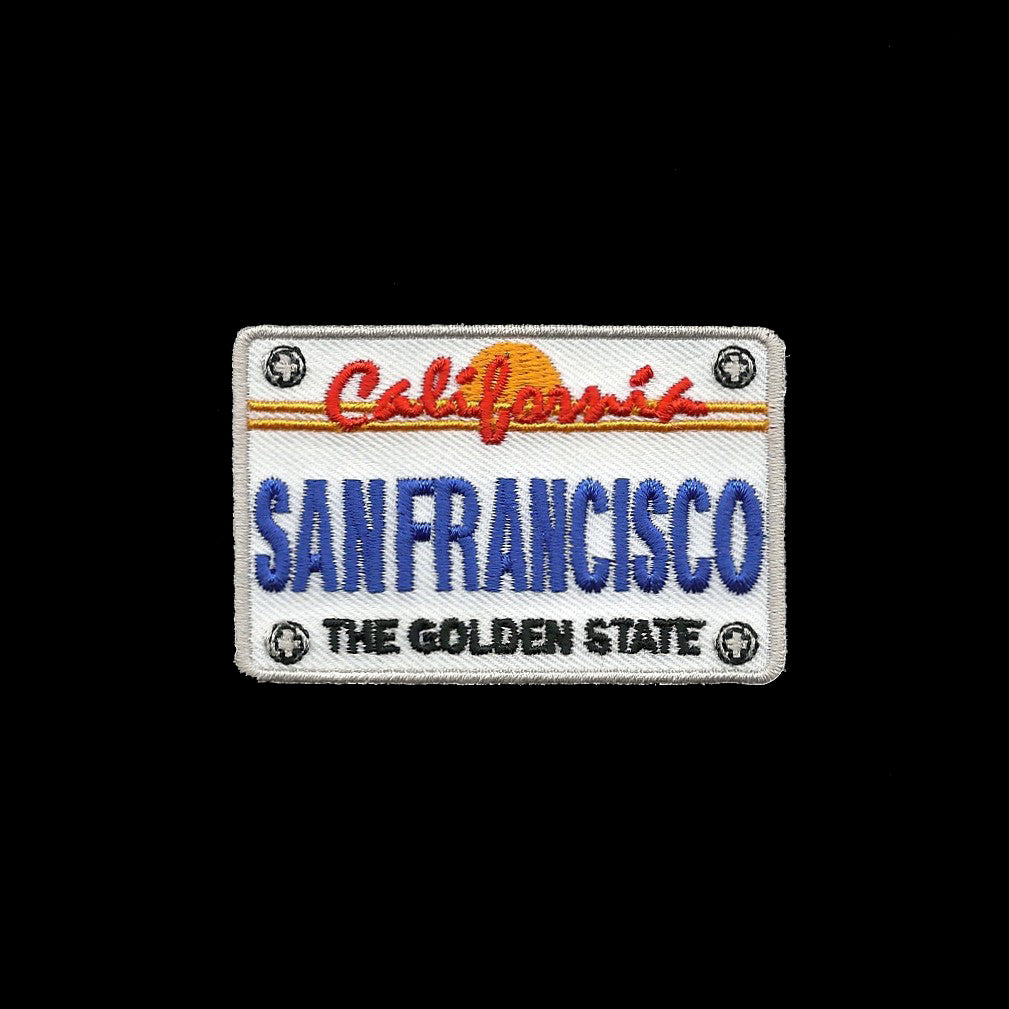 San Francisco Patch - California Golden State - CA License Plate Souvenir Badge Emblem Applique