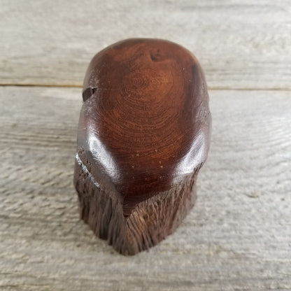 Wood Ring Box California Redwood Rustic Live Edge Mini #292