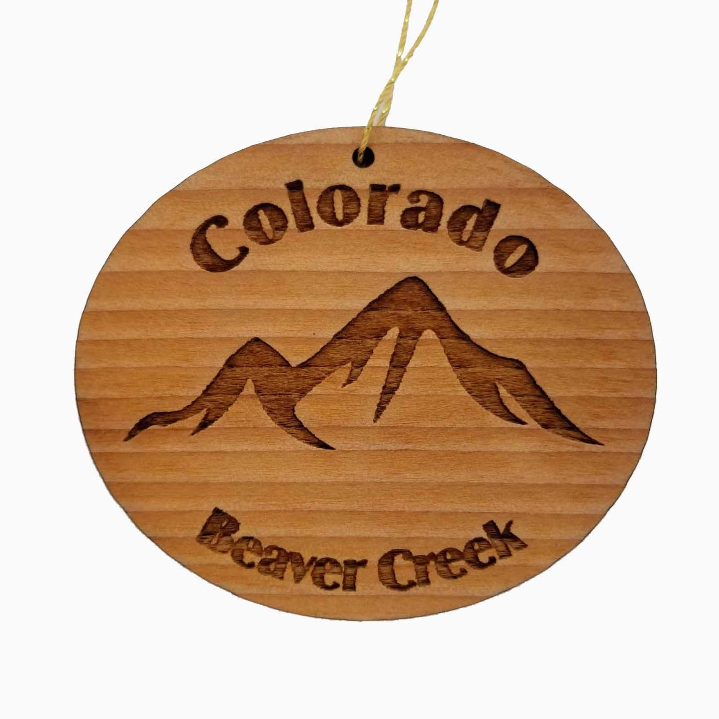 Wholesale Beaver Creek Colorado Ornament Wood CO Souvenir Mountains