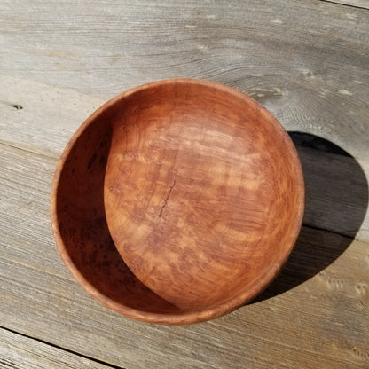 Redwood Burl Bowl Hand Turned 5 Inch Wood Salad Bowl Gorgeous Grain #440 Wood Art California Redwood 7 Inch