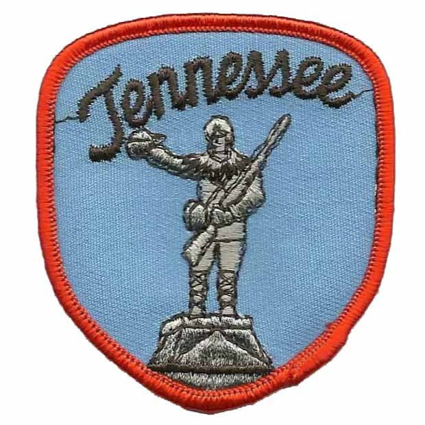 Tennessee Patch – TN Souvenir – Tennessee Statue Travel Vintage