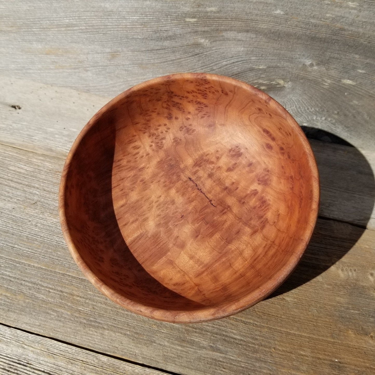 Redwood Burl Bowl Hand Turned 5 Inch Wood Salad Bowl Gorgeous Grain #440 Wood Art California Redwood 7 Inch