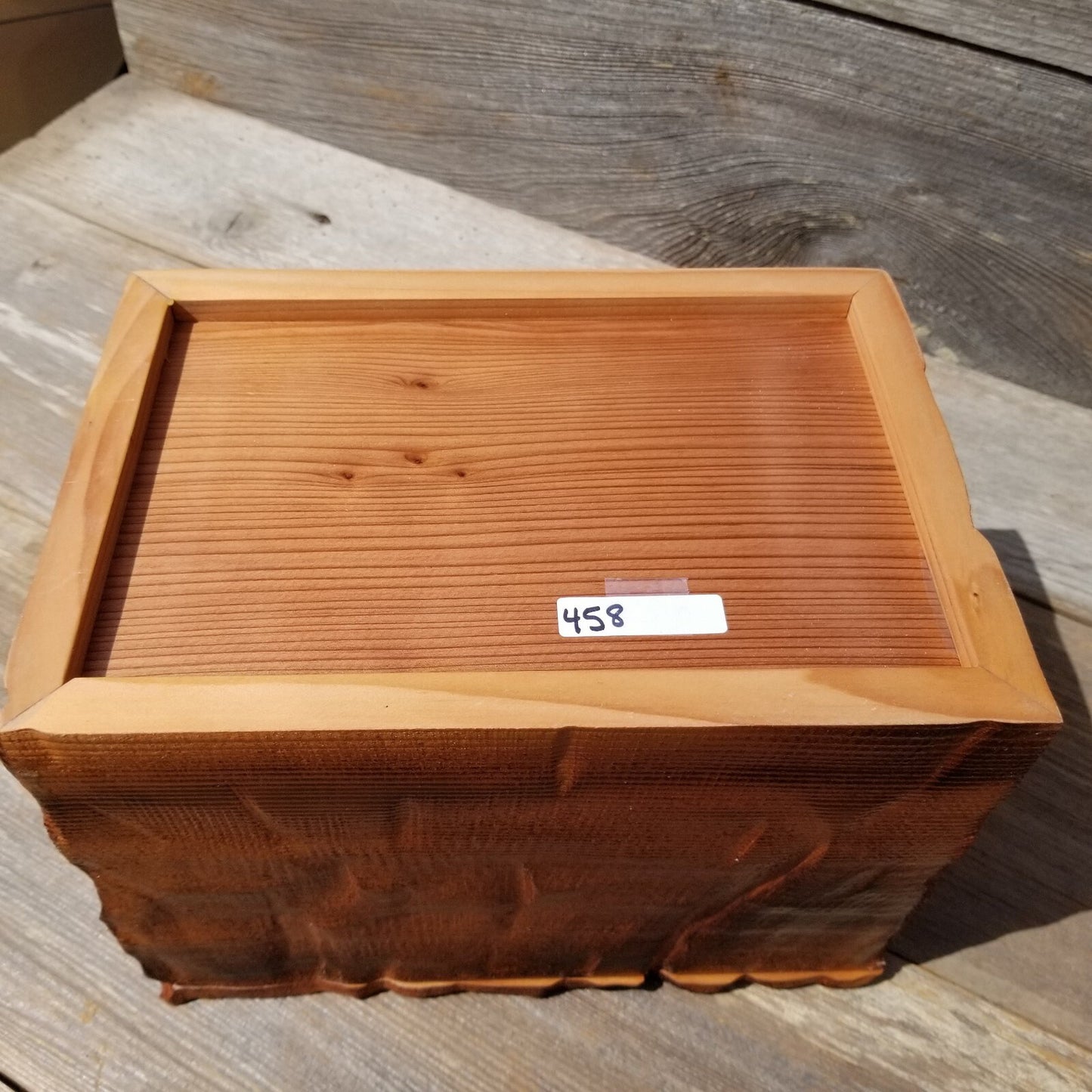 Wood Jewelry Box Redwood Handmade California Storage #458 5th Anniversary Gift Christmas Gift - Mother's Day Gift - Redwood Urn