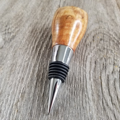 Wine Stopper Redwood - Wood Live Edge Rustic Redwood Burl #297 Anniversary Gift