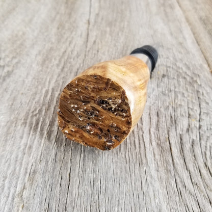 Wine Stopper Redwood - Wood Live Edge Rustic Redwood Burl #297 Anniversary Gift