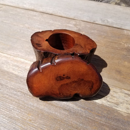 Handmade Wood Box with Redwood Rustic Handmade Ring Box California Redwood #466 Christmas Gift Anniversary Gift Ideas