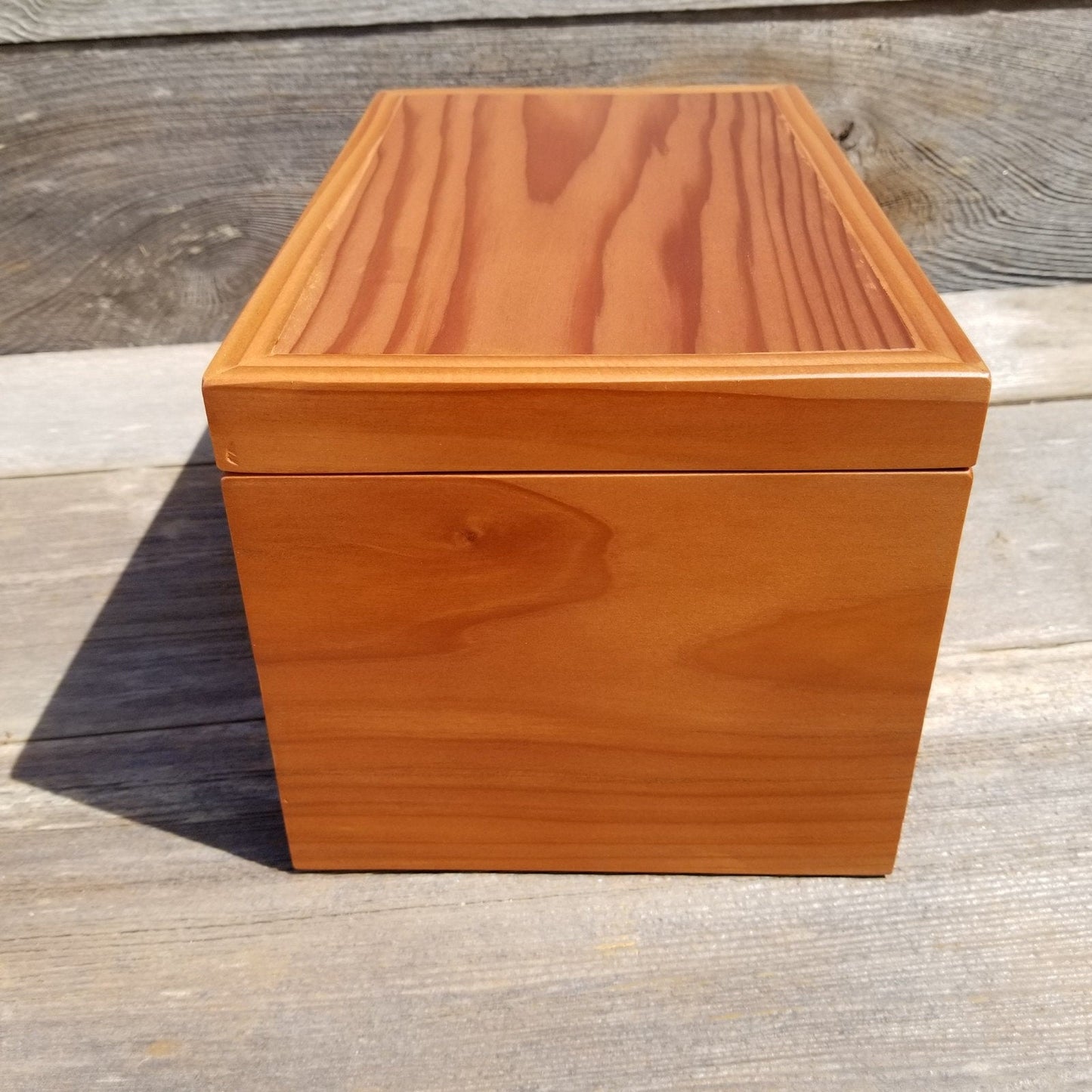 Wood Jewelry Box Redwood Handmade California Storage #276 5th Anniversary Gift Christmas Present - Stash Box - Memories Box