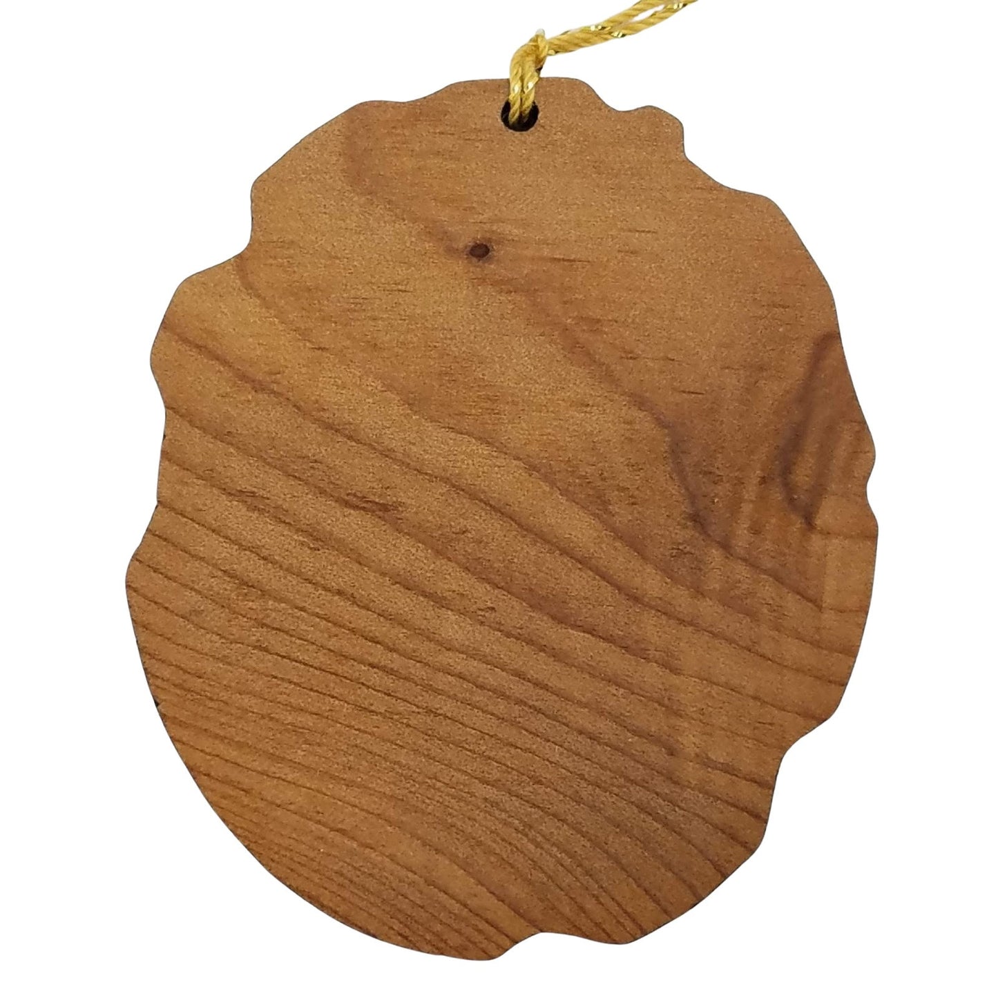 Papa Bear Christmas Ornament - Bear Paw Print - Wood - Dad Ornament - Papa Ornament