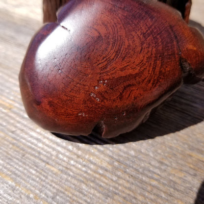 Handmade Ring Box Wood Box with Redwood Rustic Handmade California Redwood Jewelry Box Storage Box Token Ashes #162