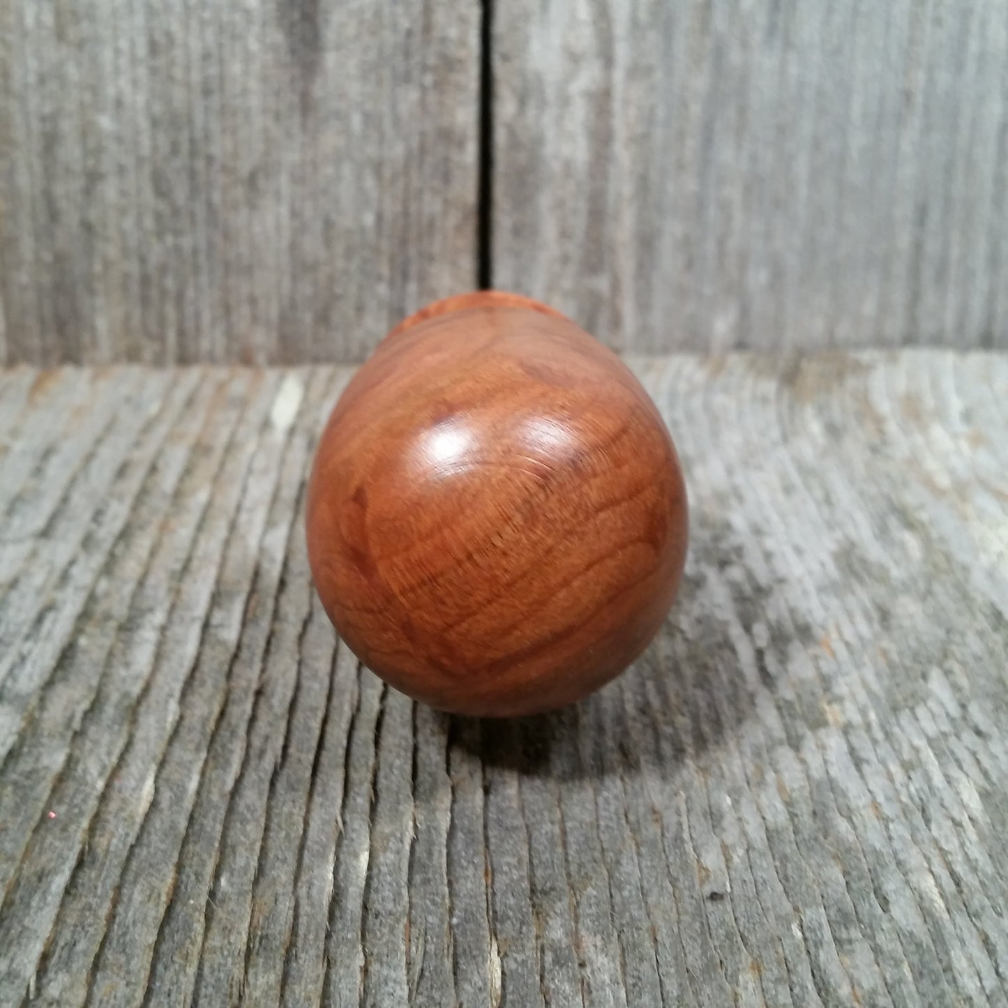 Wine Stopper Redwood Burl Hand Turned Handmade Smooth Top #1006f