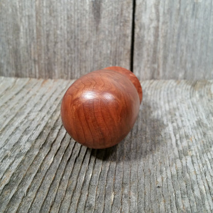 Wine Stopper Redwood Burl Hand Turned Handmade Smooth Top #1006f