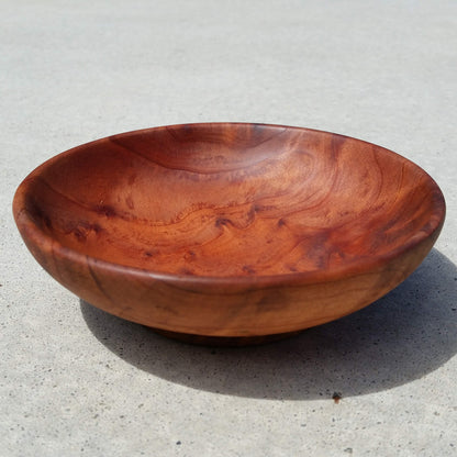 Redwood Burl Bowl Hand Turned 5 Inch Wood Salad Bowl #A9