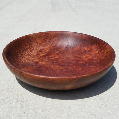 Redwood Bowl Burl Hand Turned 11 Inch Wood Bowl Gorgeous Grain #A13 Handmade Redwood Burl in California USA Wood Decor Art 5th Anniversary