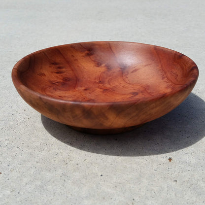 Redwood Burl Bowl Hand Turned 5 Inch Wood Salad Bowl #A9