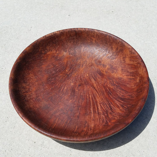 Redwood Bowl Burl Hand Turned 11 Inch Wood Bowl Gorgeous Grain #A13 Handmade Redwood Burl in California USA Wood Decor Art 5th Anniversary