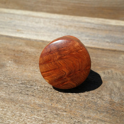 Wood Wine Bottle Stopper Redwood Burl Handmade Smooth Top Hand Turned USA Wedding Gift Red Wood Housewarming Gift Anniversary 1006M