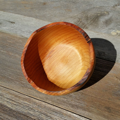 Cedar Bowl 5.25 Inch Handmade Wood Bowl #A20 Made in the USA Wood Gift