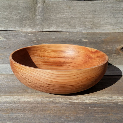 Handmade Wood Bowl California Redwood Bowl 13.5 Inch A23