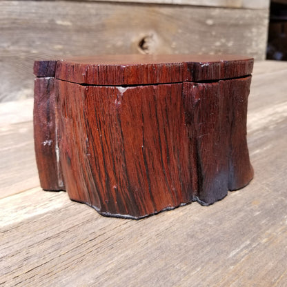 Handmade Wood Box with California Redwood Rustic #110