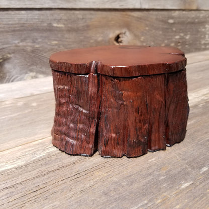 Handmade Wood Box with California Redwood Rustic #110