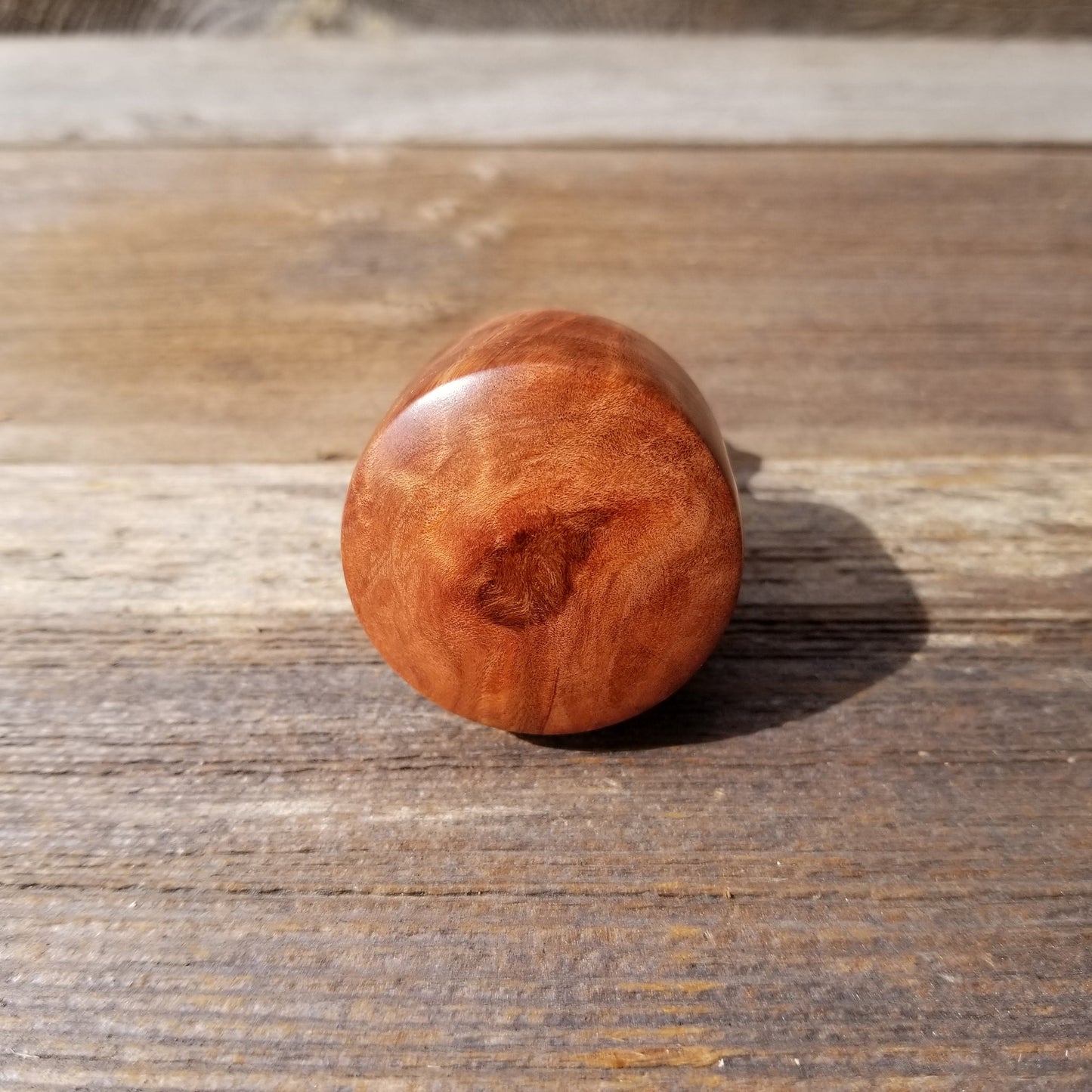 Wine Stopper Redwood Rustic Redwood Burl Hand Turned Handmade Smooth Top #108