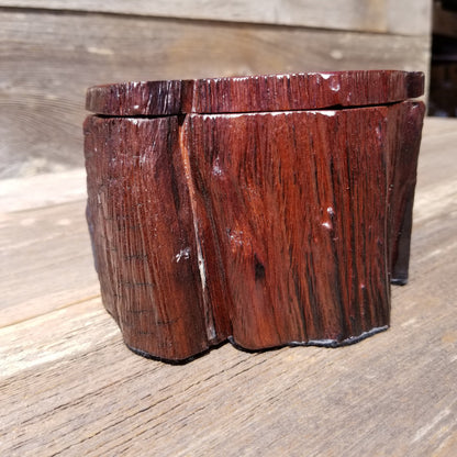 Handmade Wood Box with California Redwood Rustic #110