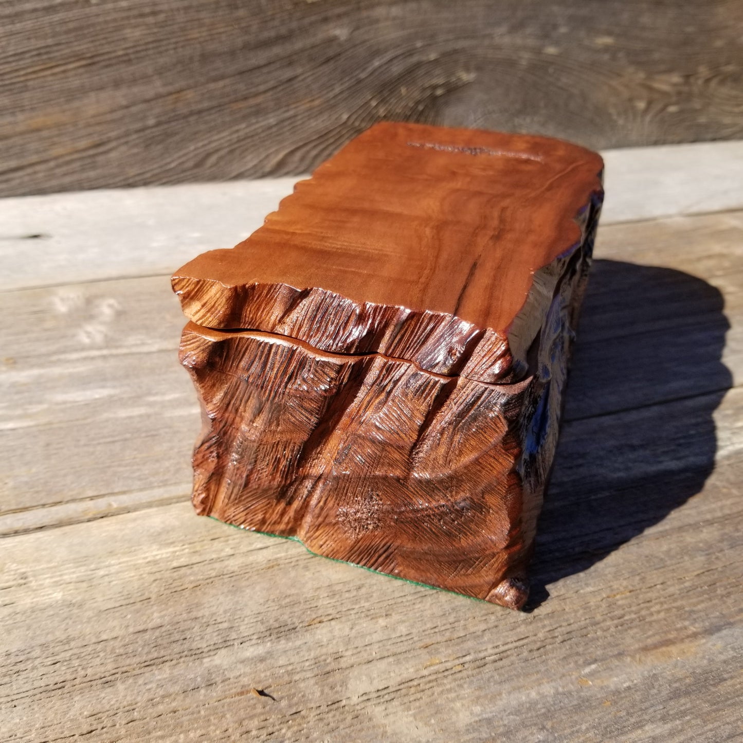 Wood Mementos Souvenir Box California Redwood #232