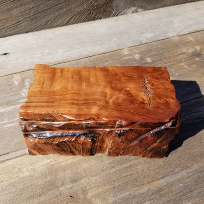 Wood Mementos Souvenir Box California Redwood #232